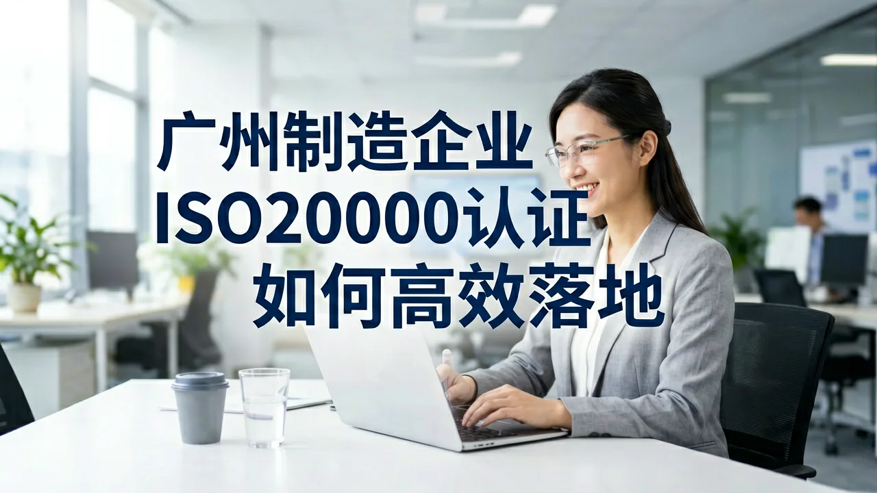 广州制造企业ISO20000认证如何高效落地